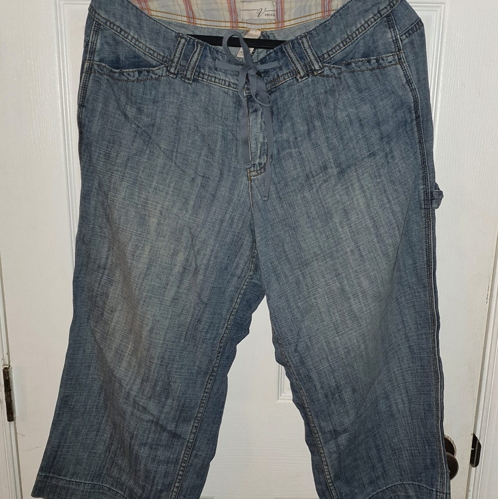 3/$15 Venezia jean Capri pants.